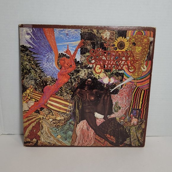 Santana Abraxas LP Vinyl Album With Poster